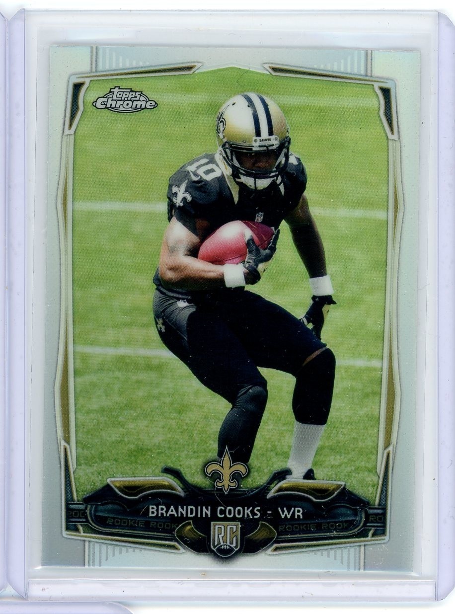 2014 Topps Chrome Brandin Cooks #149 Refractor RC Rookie NICE L@@K!