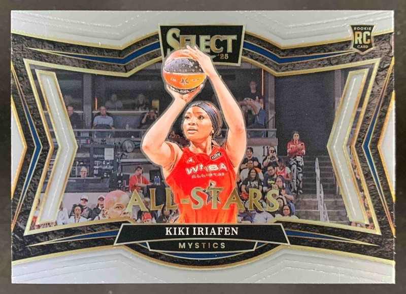 Kiki Iriafen 2025 Panini WNBA Select All-Stars RC Mystics