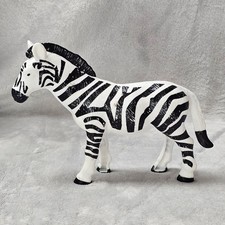 Greenbrier International Zebra Figure Sound Toy Black White Stripes Safari