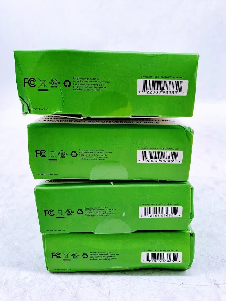 Lot Of 4 Belkin Universal Home Charger and Cable 10 W - 2.1 Amp- Black - Image 4 of 4