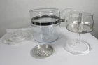 NICE VINTAGE PYREX FLAMEWARE COFFEE POT PERCOLATOR 6 CUPS NUMBER 7756 USA