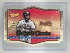 Chipper Jones 2004 Fleer Authentix #3 BC Ballpark Classics