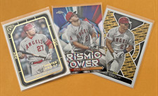 LOT (3) of Mike Trout - Topps Black Gold & Chrome Prismic Power & Topps Gallery