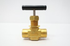Swagelok B-18RF6 Brass Bonnet Needle Valve 3/8in Npt 3000psi