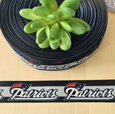 1 inch 1YD New England Patriots Grosgrain Ribbon Patriots Football