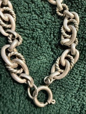 Armband Gliederarmband Gold Double Rolled Cordel gedrehten DOR Walzgoldauflage