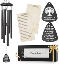 Memorial Gifts for Loss of Mom, 25''Memorial Wind Chimes for Loss of Mother Gift