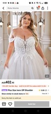 plus size wedding dress size 22