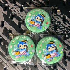 Hatsune Miku Snow Mikuni Bear Can Badge Kaito Gisu-Kun 3 Pieces