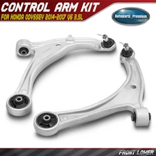 2pcs Front Lower Control Arm and Ball Joint Assembly for Honda Odyssey 2014-2017