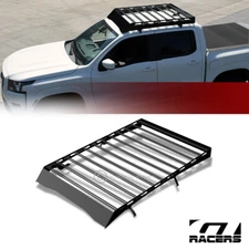 For 2019-2023 Acura RDX Blk Modular Window Frames Roof Rack Basket+Wind Fairing