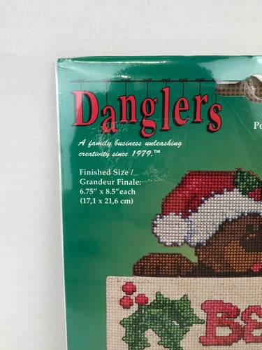 Janlynn Christmas Bear Danglers Counted Cross Stitch Kit Beary Christmas 157-88 - Picture 6 of 9