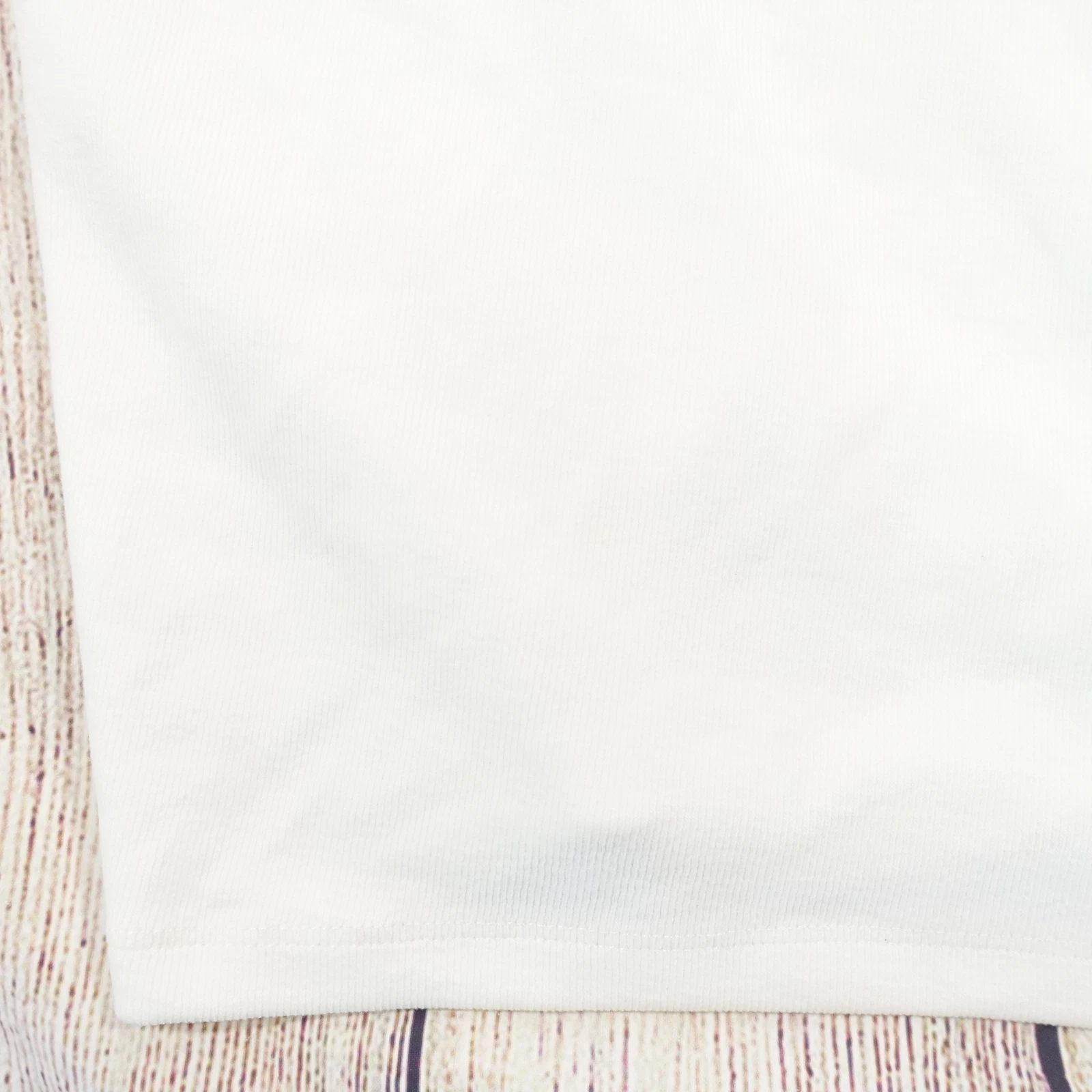 OFF WHITE ABITO TUBINO DONNA INFINITO ROSA OFF BIANCO AVORIO MAGLIA GRANDE DIFETTO