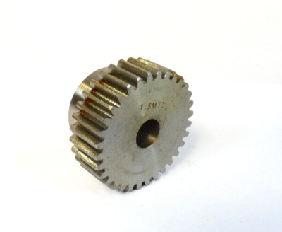 Pignon Droit En Acier – Module 2, 30 Dents, Alésage 12mm, Largeur 35mm