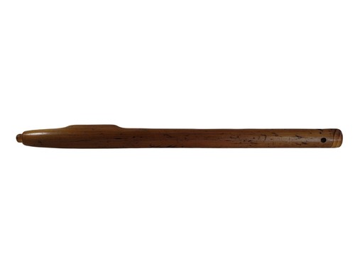 Vintage 24" x 1 5/8"Hand Carved Wood Flute Native American Signed Numbered MH - Picture 8 of 11