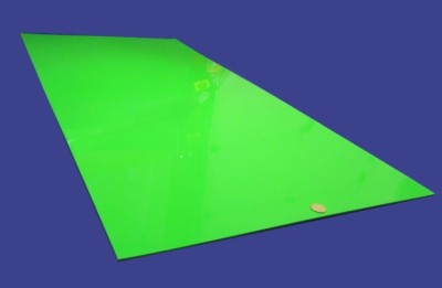 Delrin Acetal Sheet, Green POM (1/8'') .125'' Thick x 24 Width x 48 Length 