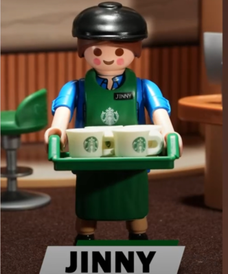 PLAYMOBIL STARBUCKS BARISTA Jinny EUR 49,00 - FR