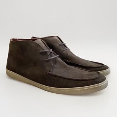 Mercanti Fiorentini RELAX Suede Leather High Top Oxford Shoe Men 12 Brown Brazil Shop Mercanti Fiorentini Shoes for Men on Mercari | New  main image 3
