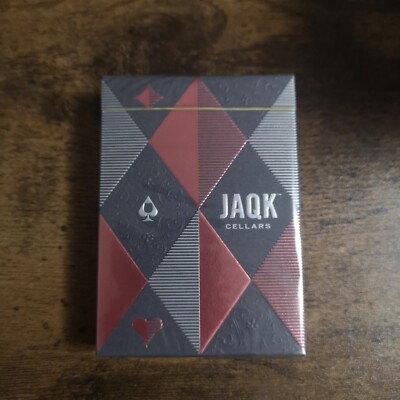 JAQK Cellars Rose Spielkarten Neu & Sealed Limited Edition Theorie11 Deck