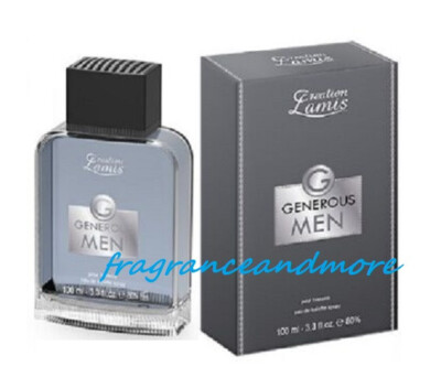 CREATION LAMIS GENEROUS MEN POUR HOMME 3.3 OZ / 100 ML EAU DE TOILETTE SPRAY NIB