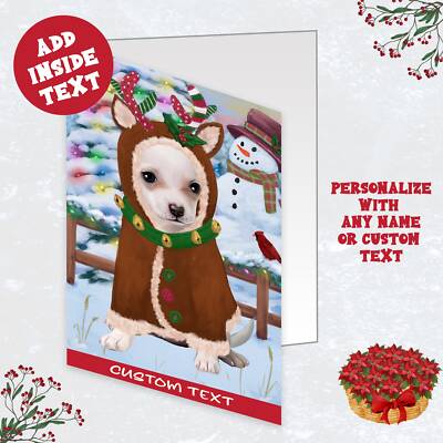 Chihuahua Dog Greeting Cards and Note Cards with Envelopes Christmas NWT