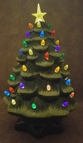 Mr. Christmas Nostalgic 14” Ceramic Christmas Tree, Lighted in Orig. Box, Works! - Picture 5 of 9