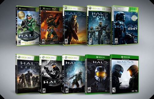 Halo Games (Original Microsoft Xbox & 360) Tested Works Great With Case