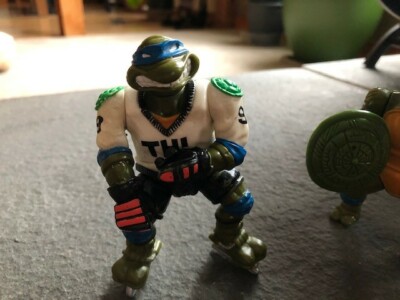 Figurine Tortue Ninja Moto - Playmates Toys - Mirage 2002 - Vintage