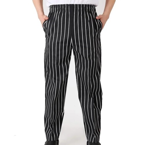 Kitchen Chef Work Trousers Hotel Restaurant Comfortable Fit Culinary Uniforms - Picture 7 of 35
