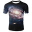 thumbnail 4  - 3D Printed Womens Mens Crew Nebula Galaxy Space Graphic T-Shirts Casual Tee Tops