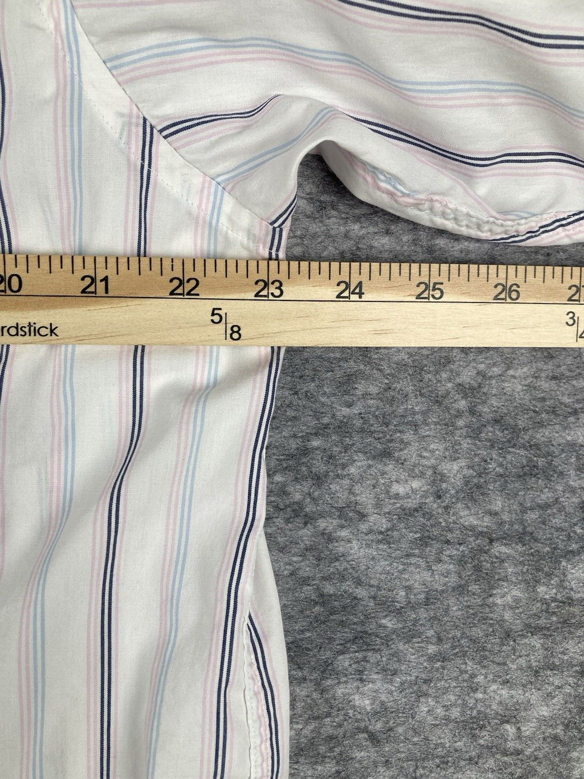 FILA Camicia elegante uomo Savile Row 16 5 32 33 a righe con bottoni manica lunga