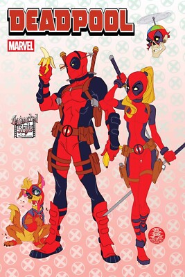 DEADPOOL #11 MARK BROOKS ANIMATED-STYLE VAR -  (2024) MARVEL
