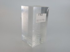 Clear Acrylic Lucite Jewelry Display Stand Solid Block New 1.5" x 1.5" x 3" Tall