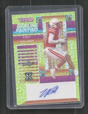 2023 Vivid Yellow Mojo Sideline Painting 4/7 Trey Palmer SP-TP1 Auto RC Bucs