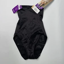 Naomi and Nicole Women's Unbelievable Comfort Hi Waist Brief Black Size Small