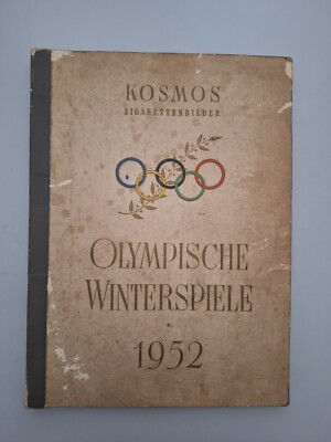 Olympische Winterspiele 1952 Oslo Kosmos Zigarettenbilder vollständig Olympia