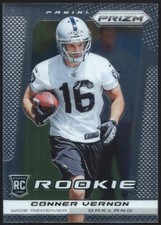 2013 Panini Prizm Football CONNER VERNON RC Rookie Card #215. rookie card picture