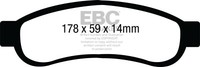 EBC Brakes DP61893 Greenstuff 6000 Serie BremsbeläGe FüR Lkw/Suv Scheibenbremse