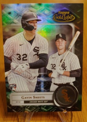 2022 Gold Label RC Gavin Sheets Class 1 Black Parallel Chicago White Sox