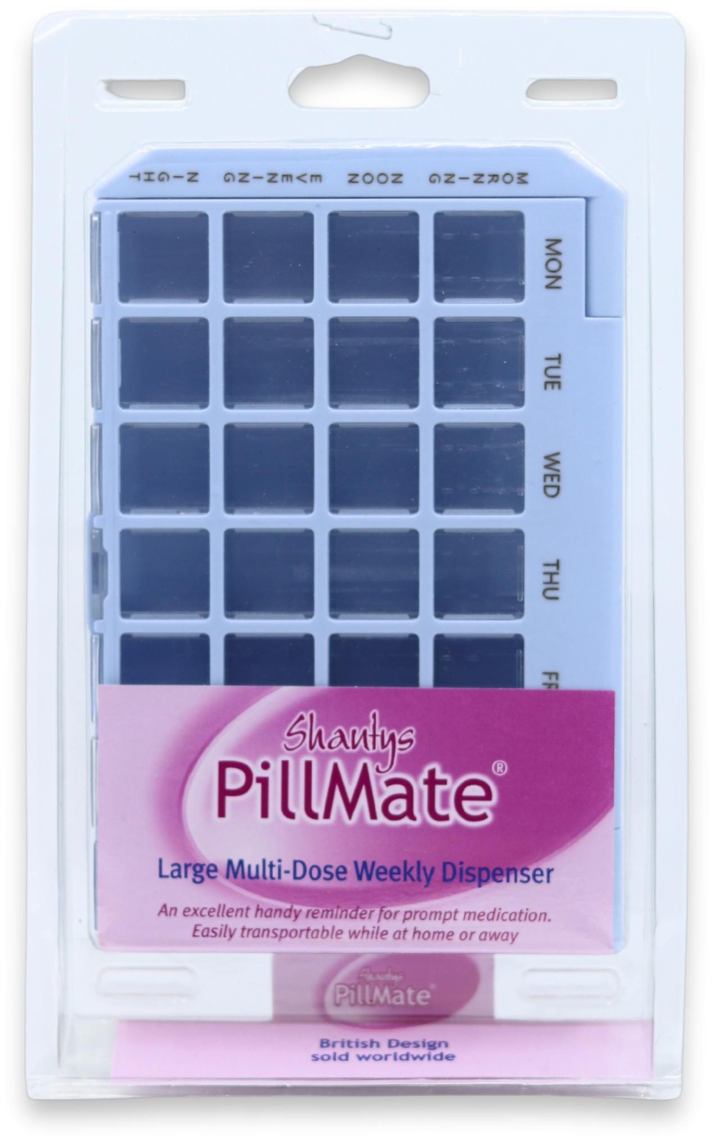 PillMate Multi Dose Weekly Pill Box - 28 Compartment (7 Days X 4 Times a Day) - Image 3