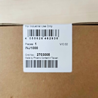 Phoenix Contact 2703005 Power over Ethernet Injektor - INJ 1000, 30W, 2x RJ45