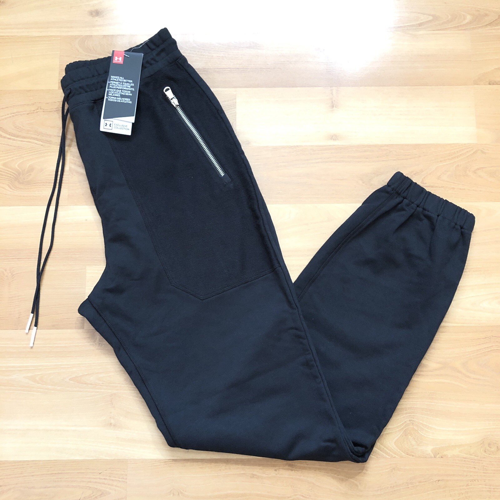 Эксклюзивная коллекция джоггеров Under Armour Be Seen Joggers Black Size Medium Sweatpants 9990₽