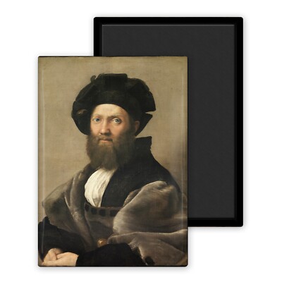 Portrait de Baldassare Castiglione - Raphaël - Magnet 54 x 78 mm