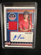2023 USA Stars /Stripes  National Team Owen Paino Auto/Jersey #NTDP-OP