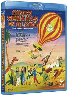 5 fünf Wochen im Ballon- Red Buttons, Barbara Eden - Irwin Allen Blu-Ray Dt.Ton