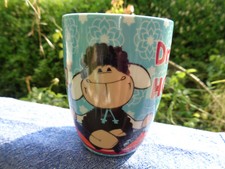 NICI Tasse mit lustigem Schaf Design Drink HOT Stay COOL Porzellan NEU #T