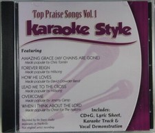 Top Praise Songs Volume 1 Christian Karaoke Style NEW CD G Daywind 6 Songs