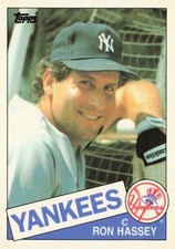 Ron Hassey Topps Tiffany Traded 1985 Baseball Card #48T
