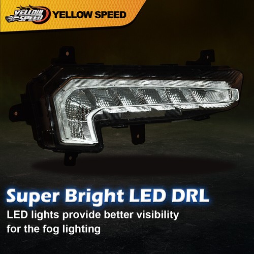 LED DRL Daytime Running Lamp Fog Lights Fit For 2016-2018 Chevrolet Malibu XL - Picture 5 of 12