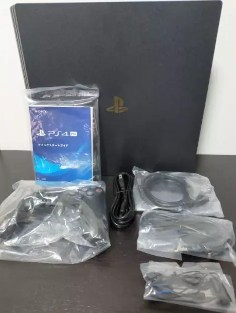 SONY PS4 PlayStation 4 Pro Jet Black 1TB CUH-7200BB01 Console